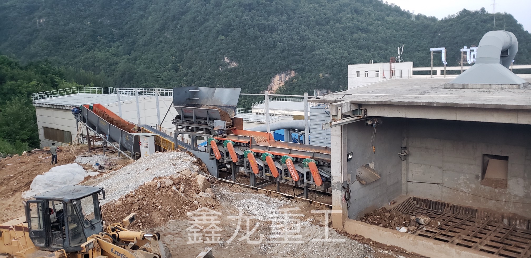 鎢礦泥石分離、洗礦生產線